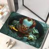 Halloween 3D Clown Doormat: Dirt-Resistant, Non-Slip, Wear-Resistant, Easy-to-Clean Entrance Mat