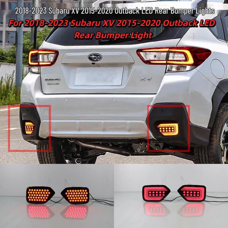 LED Rear Bumper & Fog Lights for 2018-2023 XV, 2015-2020 Outback