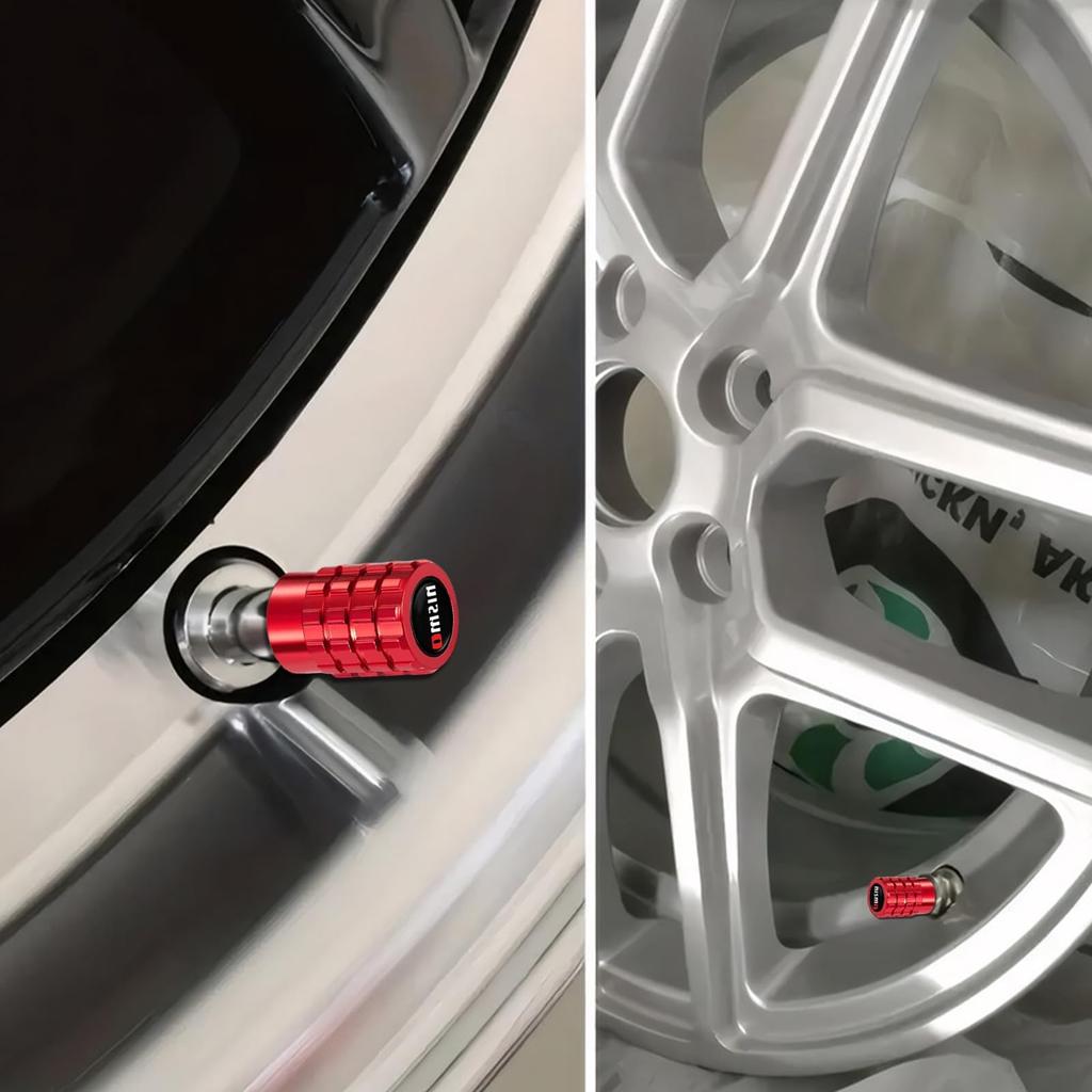 BLOOPIC Tampa da Válvula de Ar Lexus Tampa da Válvula do Pneu 4 peças Peças de Acessório para Carro Feitas