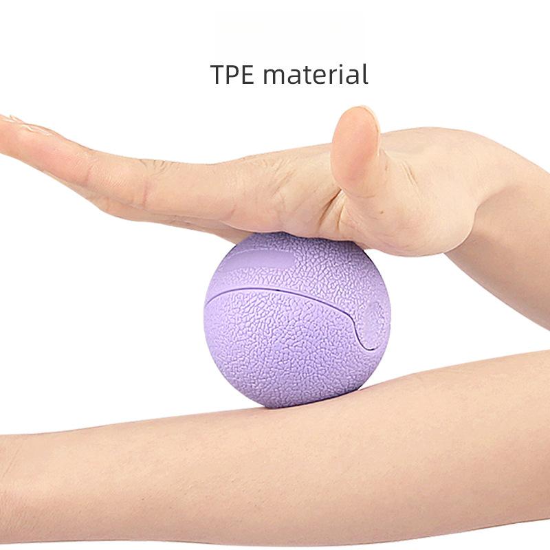 3-In-1 Massage Ball TPE Fascia Ball Handheld Massager Yoga Fitness Muscle Relaxation Rolling Ball Removable