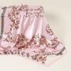 Square Women Head Scarf Printed Female Shawl Wrap Elegant Large Hair Bandana