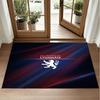 Lyon FC Design Crystal Velvet Rug Soft Decorative Mat for Bedroom Entrance