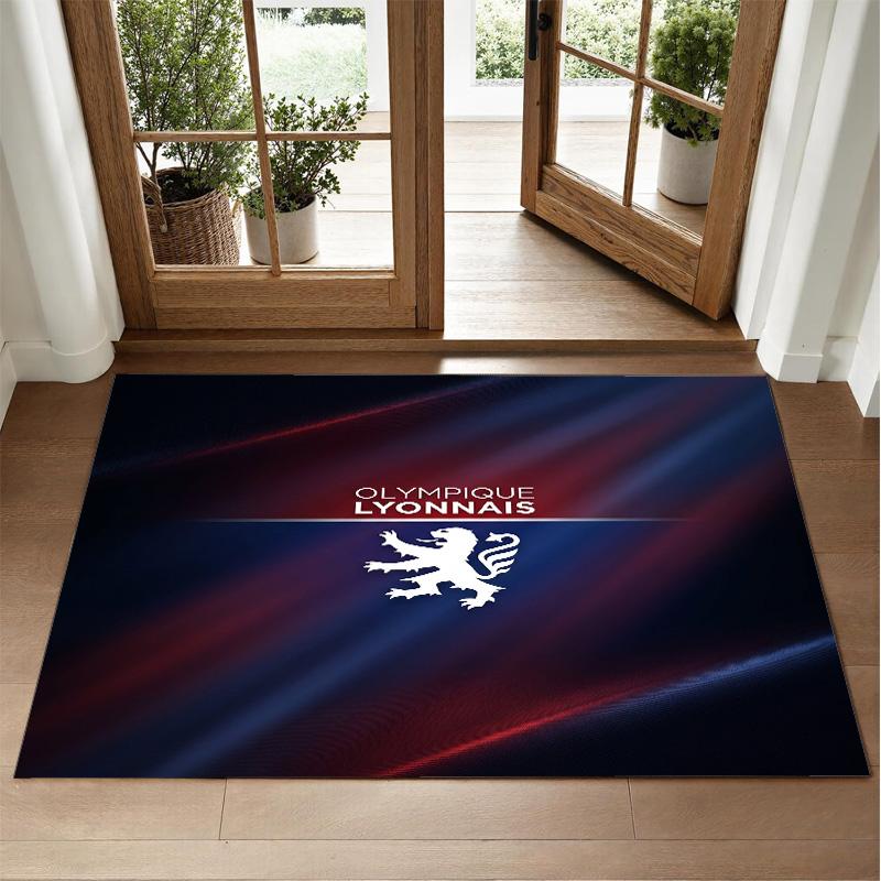 Lyon FC Design Crystal Velvet Rug Soft Decorative Mat for Bedroom Entrance
