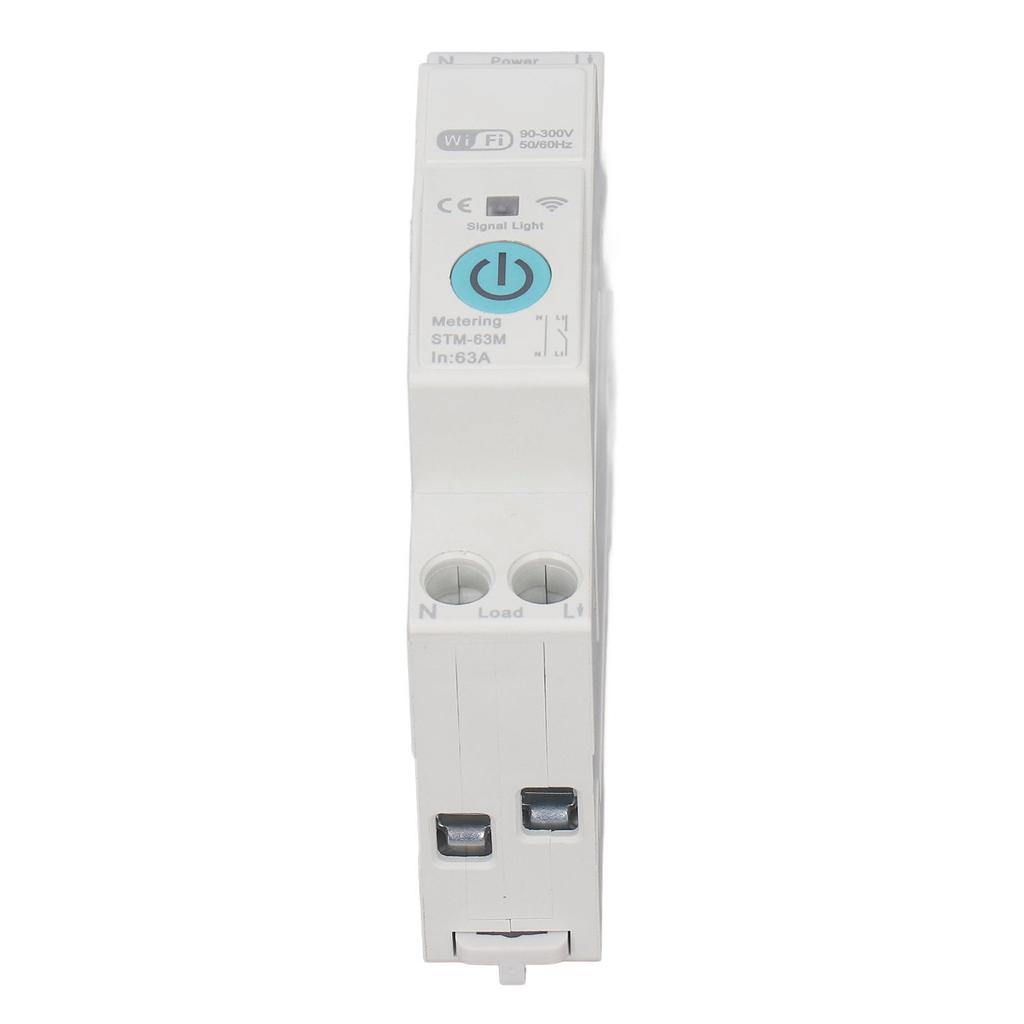 Smart WiFi Switch 1P 63A Manual Remote Voice Control Circuit Breaker with Power Metering for Tuya