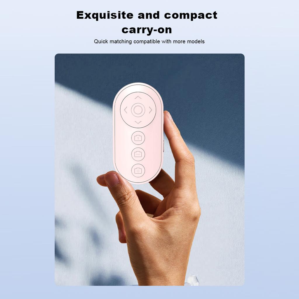 BT Camera Remote Shutter Smartphone Remote Clicker Wireless Video Scrolling Remote for Photo and Vlogging