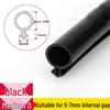UPVC Door Frame Window Sealing Strip: O-shaped Soundproof Silicone Rubber for Indoor/Outdoor Use