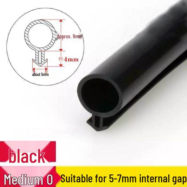 Těsnící lišta na okno a dveřní rám z UPVC: Silikonová guma ve tvaru O, zvukotěsná, pro vnitřní/venkovní použití