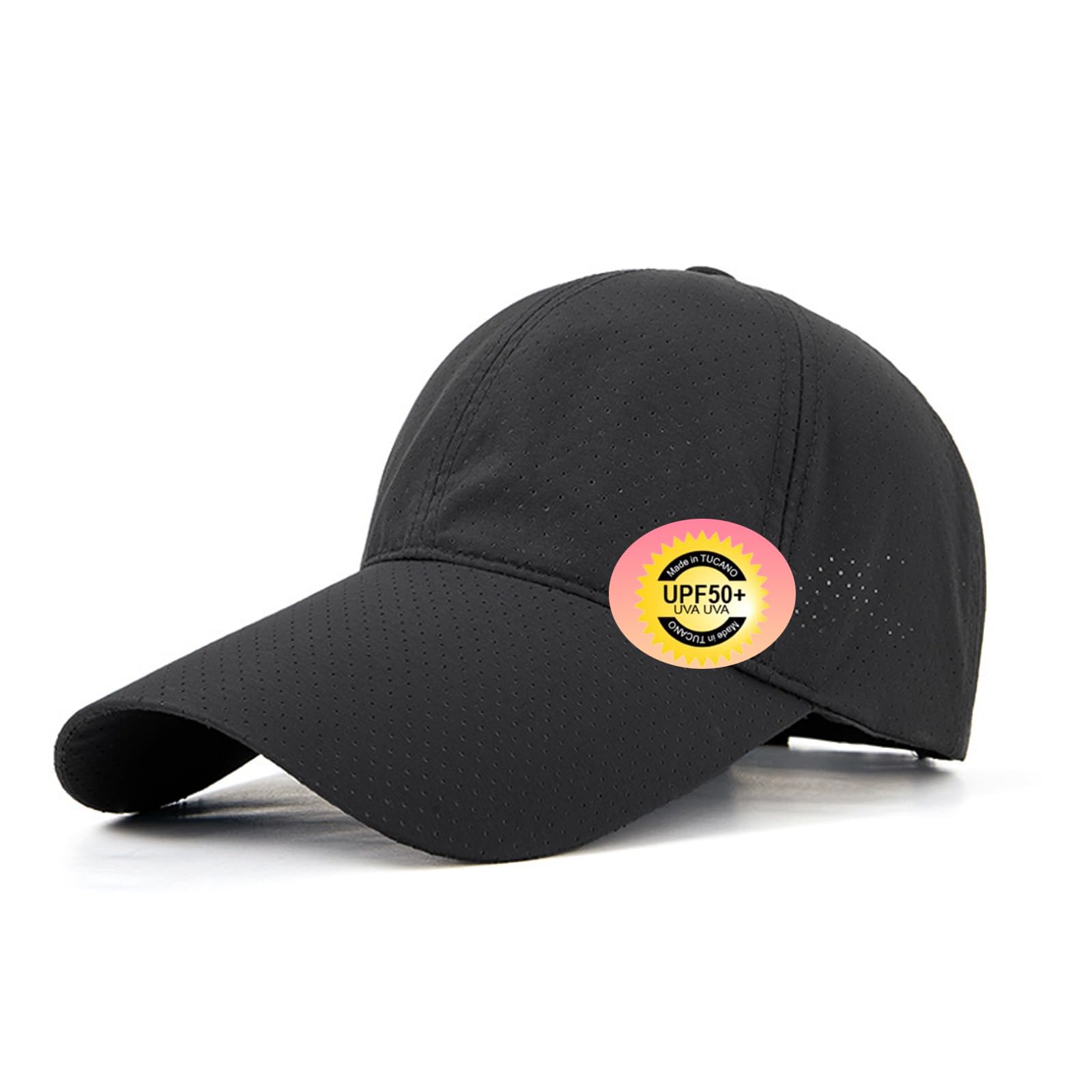 

Running Full Face UV Cap for Men and Everyday 11cm Expandable Solid Double UV Baseball Outdoor [bagzg] Cap, Protection, Women, Casual, Wear, Brim, чёрный