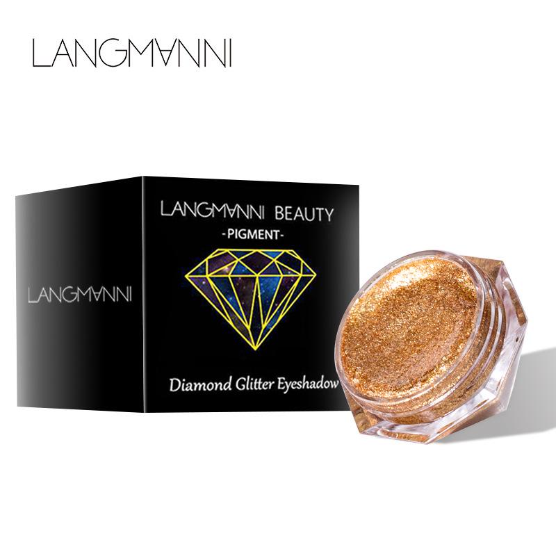 6 Colors Diamond Pearlescent Liquid Eye Shadow Sparkling Colorful Eye Shadow Stage Eye Shadow Cream