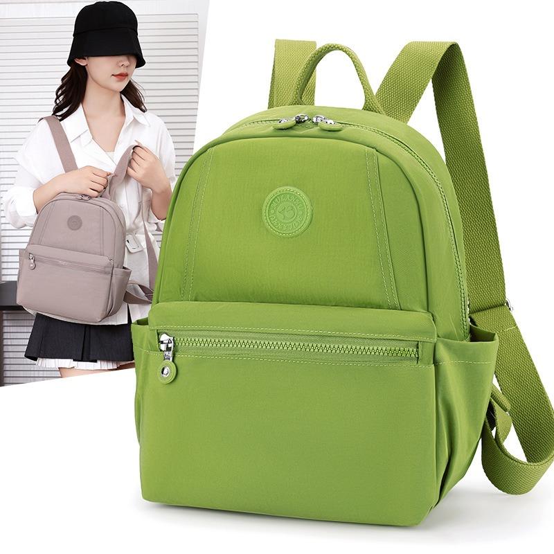 Summer Oxford Cloth Lightweight Medium Ladies Mommy Simple Backpack Student Simple Canvas School Bag