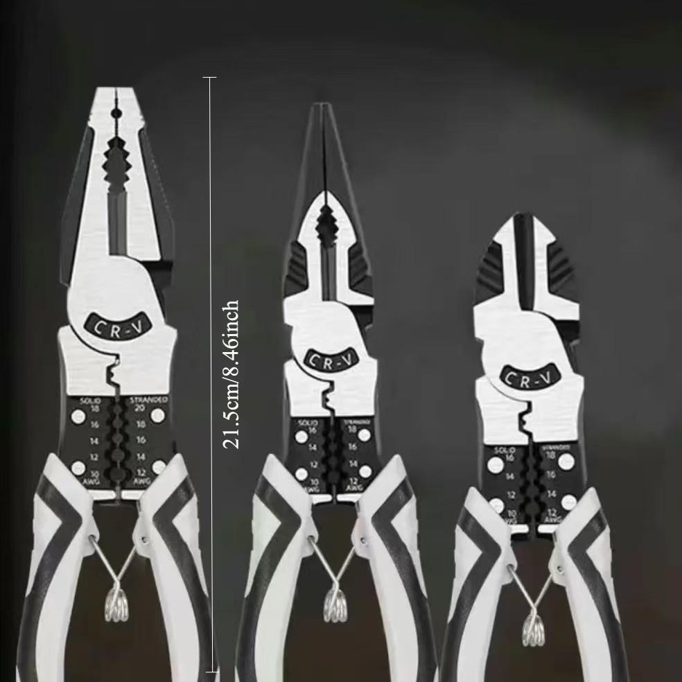 

3 шт./1 комплект Многофункциональные кусачки для проволоки Экономичные эксцентриковые пружины Тиски Плоскогубцы с игольчатым носом Плоскогубцы электрика Для дома