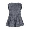 Women's Summer Floral Ruffle Sleeve Casual Printed V Neck Tiered Shirt Tank Tops
