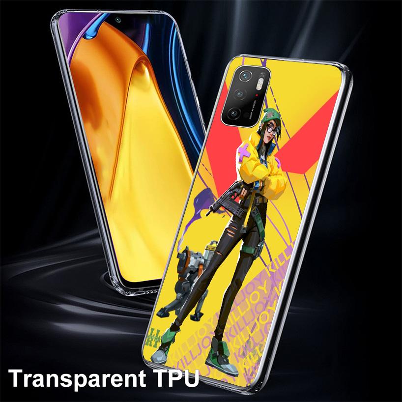 Valorant Killjoy Phone Case For Xiaomi Poco X7 X6 X5 Pro F7 Ultra Redmi 15C 15 13C 13 12C 12 10 10A 10C 9 9A 9C 9T Cover Poco X7