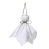 Halloween Ghost Hanging Decoration Small Flying Ghost Tree Ornament Rustic White Cloth Ghost for Haunted House Yard Tree Decor