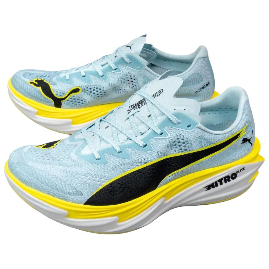 Puma Deviate Nitro 4 Elite Comfortable Fitting Running Shoes Women sneaker Blue 312128-03