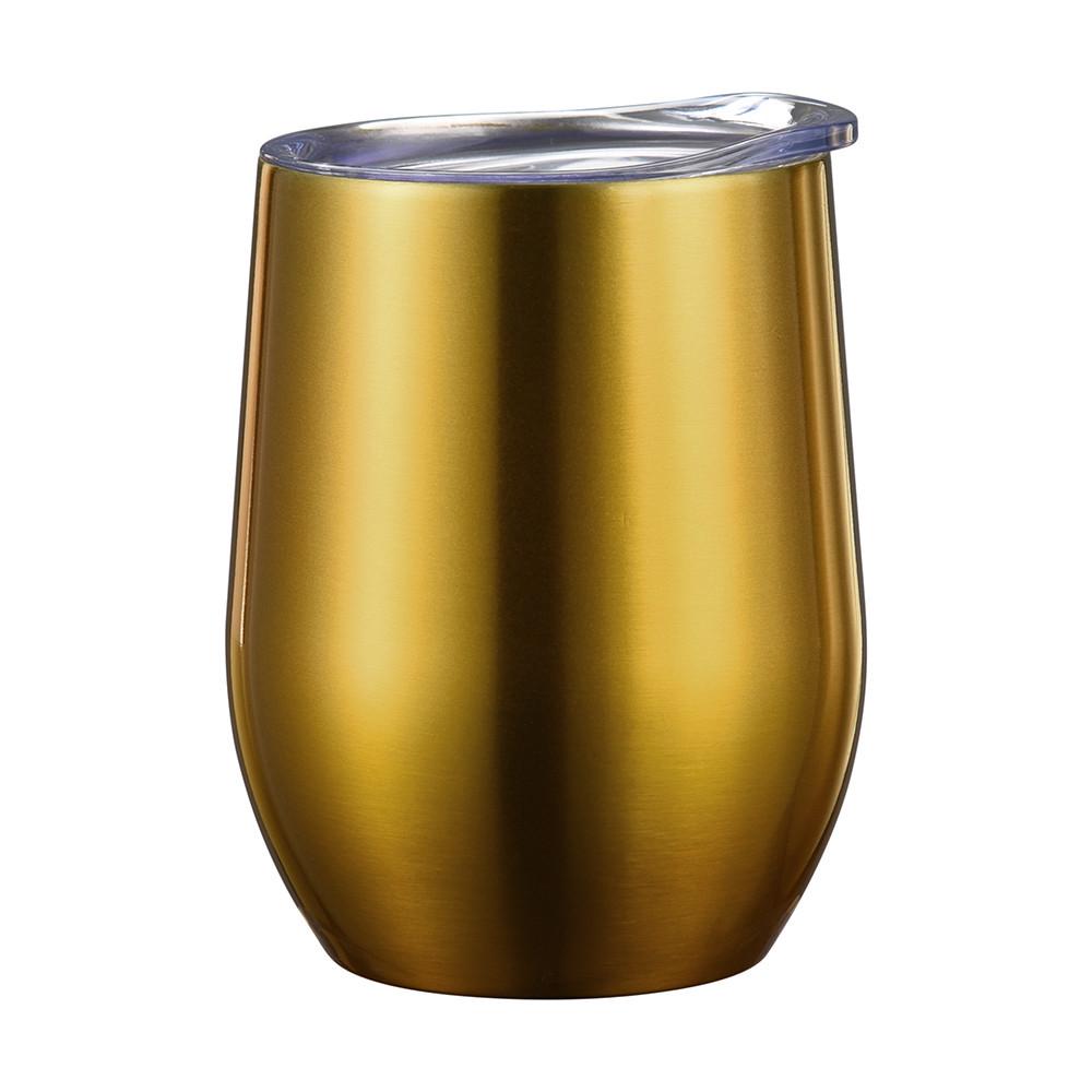 Ramidos 9ozFluorescence Steel Stemless Wine Glass Tumbler Double Wall Vaccum Insulation