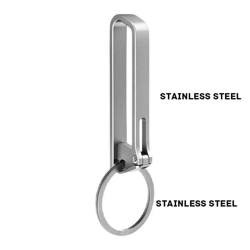 Titanium Keychain Belt Anti-loss And Anti-disengagement Belt Buckle Multi-pant Style Hanging Fasteners For High-end And Durable