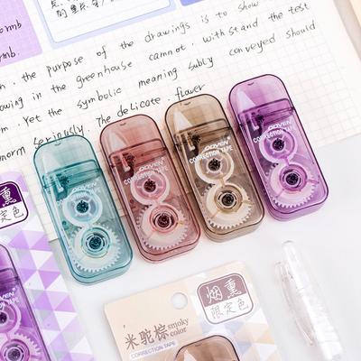 1 Adet Mini Düzeltme Bandı Öğrenci Simplicity Düz Renk Öğrenci Kırtasiye Düzeltme Bandı Okul İçin Şeyler