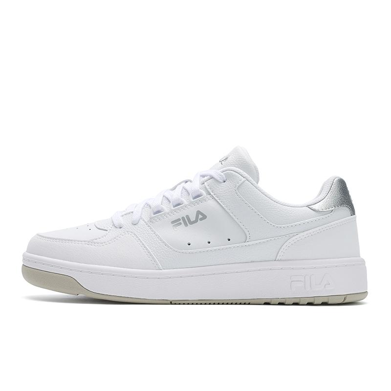 New FILA TARGA 1+Round Shield Shoes Breathable And Lightweight Low Top Tennis Shoes Women's FILA White A12W531005FWT
