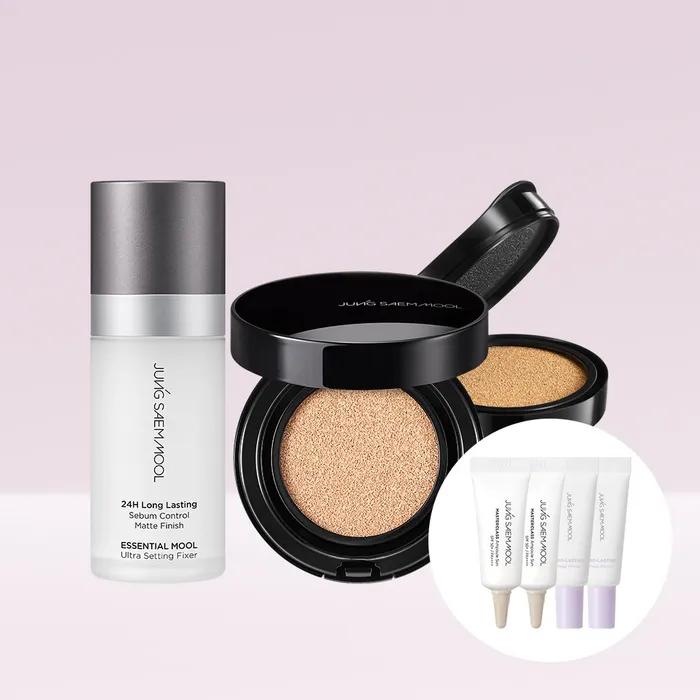 

[Эксклюзив] Jeong Saem Mool Essential Skin Nude Longwear Cushion (Пополнение включено) + Ультра Фиксатор Макияжа 55мл (Праймер для подготовки 5 мл x 2 + Ампула 5 мл в подарок) Fairlight
