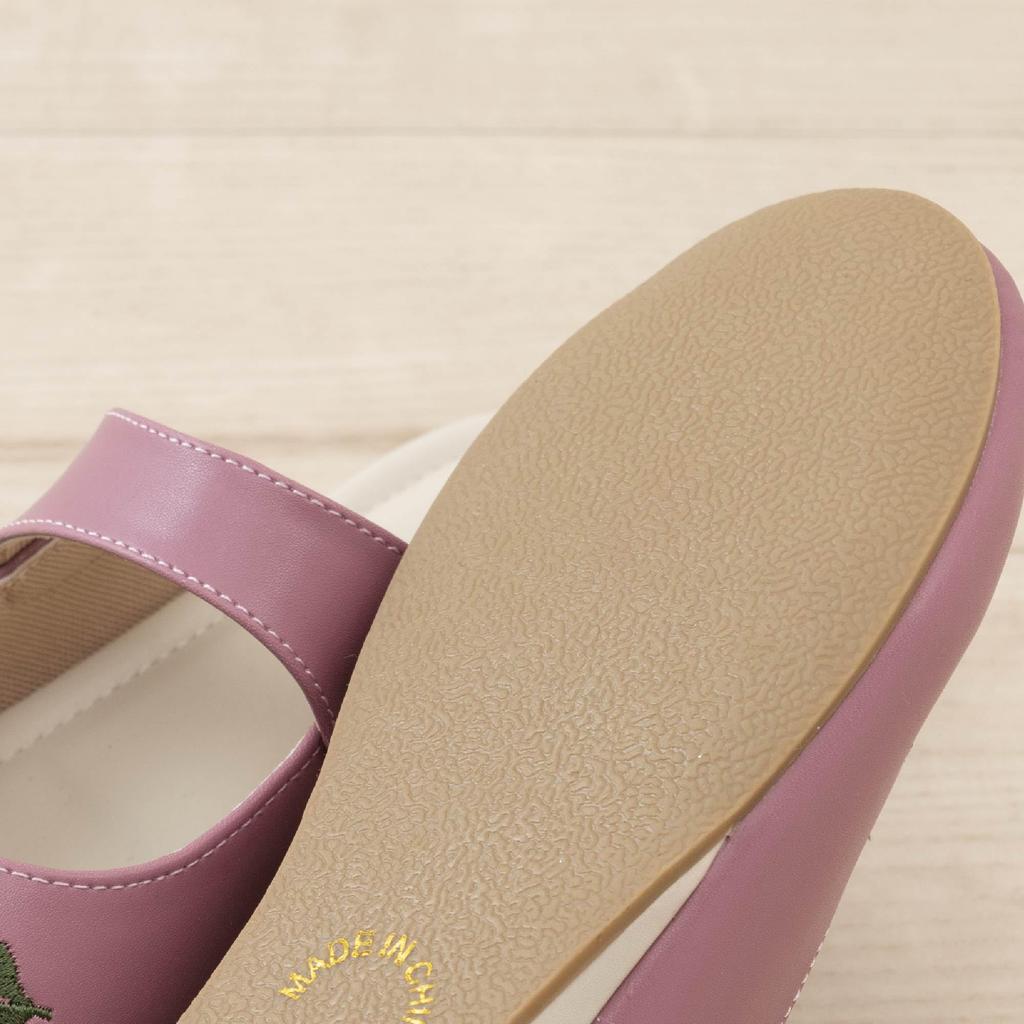 Hokomomora Mantecard Outdoor Size M Floral Stylish and Senko 49079 Sandals, (Approx. 22.5-23cm), Pink, Print, Cute,