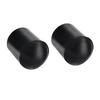2pcs Double Bass Endpin Rubber Tip Stopper Black Protector End Cap Accessory