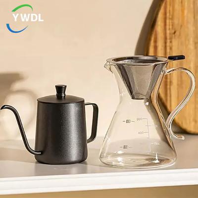 Juego de Cafetera de Goteo Manual YWDL para el Hogar, Cafetera para Compartir con Filtros, Utensilios de Cocina para Café, Cafetera de Goteo Manual, Hervidor de Goteo para Café