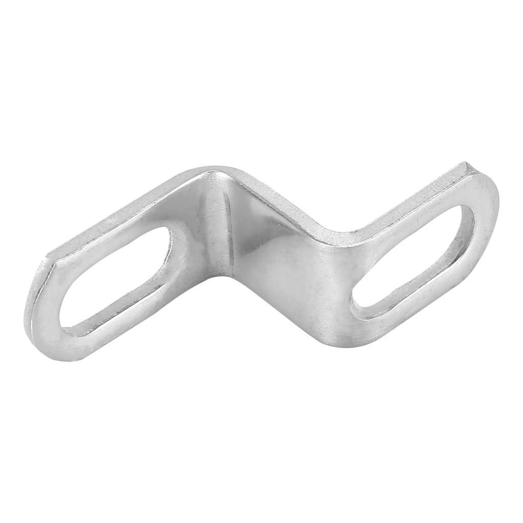 Motoforti Motorcycle Exhaust Pipe Bracket Z Muffler Mounting Clamp Stainless Steel Silver Tone 20mm