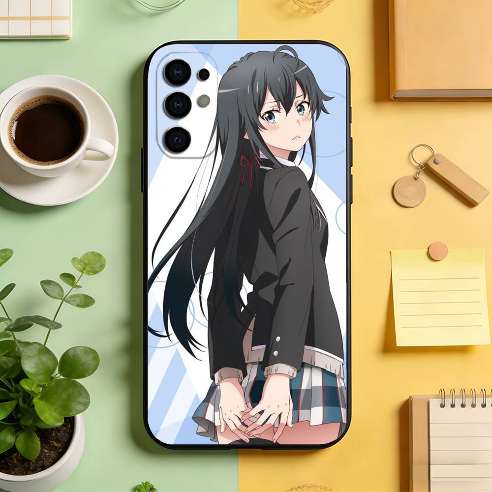 

Yukino Yukinoshita Phone Case For Samsung S25,S24,S21,S22,S23,S30,Ultra,S20,Plus,Fe,Lite,Note,10,Black Cover Samsung S235G