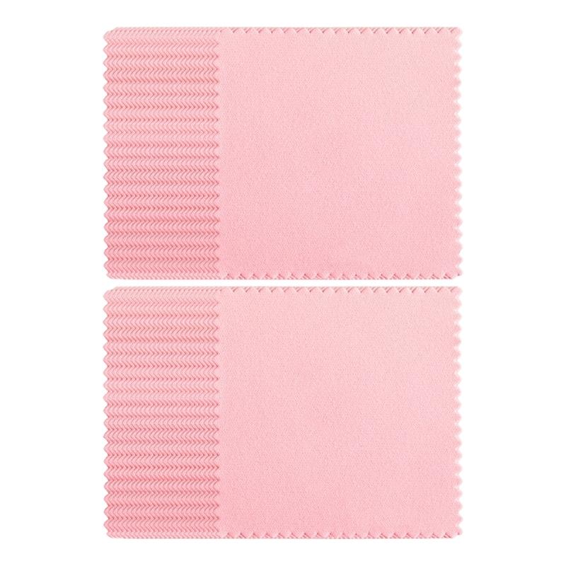 50PCS Practical Jewelry Cleaning Fabric Polishing Cloth 17 Color Option Jewelry Buffing Accessories for Various Bangles
