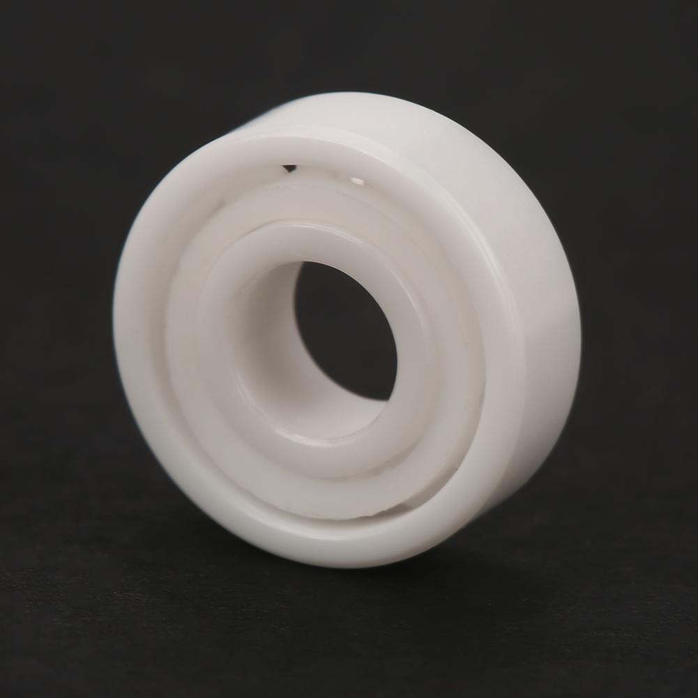 1PCS 696 6x15x5mm White High Precision Full Ceramic ZrO2 Ball Bearing