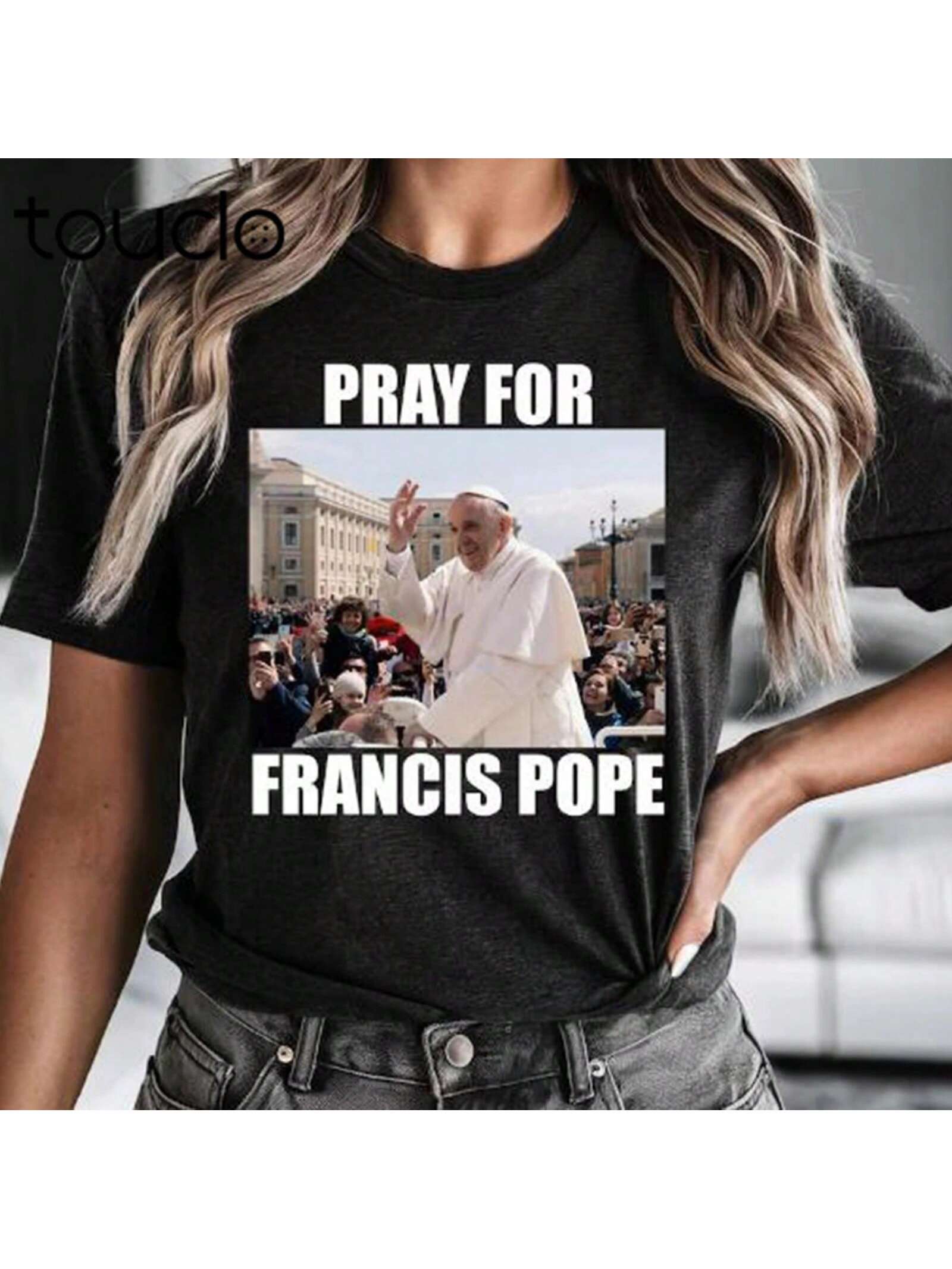 Pray For Pope Francis Tshirt, Rip Pope Francis T-Shirt, In Loving Memory Shirt, RIP Pope, Catholic Commemorative, Thank You Pope S