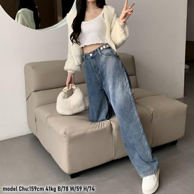 Arcade Varma Denimjeans med Justerbar Midja och Formande Effekt Liten Storlek L Dam Fodrad med Fleece Design, Fodrade Byxor, Blå,