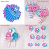 Vibrant Baby Gender Reveal Party Decoration Boy Or Girl Disposable Tableware Collection