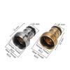 M22 To M24 Threaded Brass Quick Coupling Garden Watering Adapter Drip Irrigation Copper Hose Quick Coupling Fitting 1pcs