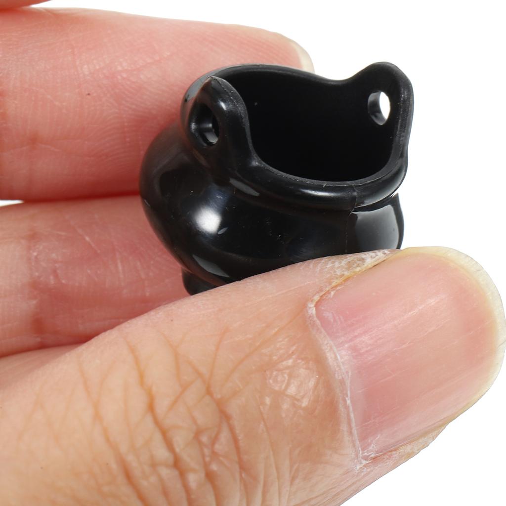 10 Pcs Mini Cauldron Kettle Witch Halloween Miniature Broom Model Trinket Plastic Cauldrons Ornaments Toy