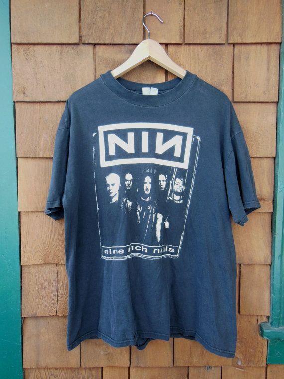 Nine Inch Nails Rock Band Vintage Style Short Sleeve T Shirt AHN00847 S