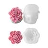 Food Grade Silicone Florals Shaped Candle Making Mould For Home Decoration Craft