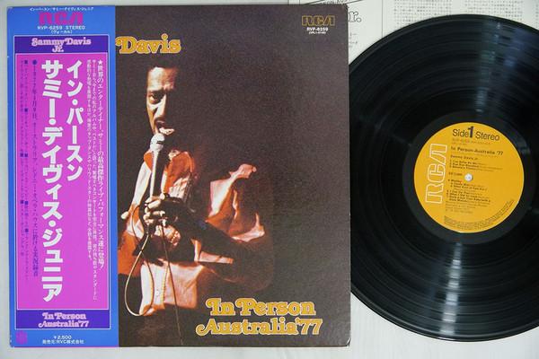 

LP Record SAMMY DAVIS JR. - In Person Australia 77 RVP6259 RCA 1977 Japan Obi Jazz Used