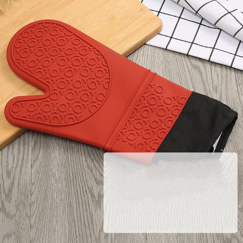 ZISIZ Silikon Hitzebeständiger Ofenhandschuh