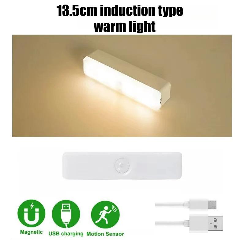 

3W New Automatic Sensor Night Light LED Desk Lamp Closet Night Lamp Dormitory Eye Care Sensor Light Bedroom Warm 2W