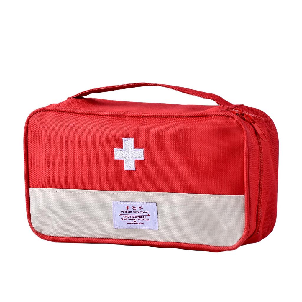 Portable Foldable Travel Medicine Bag - Large Capacity Emergency & Household Storage