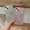 Full Diamond Bow Phone Case for IPhone17promax High-end for Apple 16pro Luxury Glitter Ins