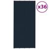 VidaXL Roofing Panels 36 Pcs Galvanized Steel Anthracite 100x45 Cm 317216