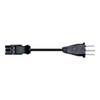 Câble d'alimentation - BACHMANN - GST18 - 1,5 m - Mâle/Femelle - Prise type J - Noir