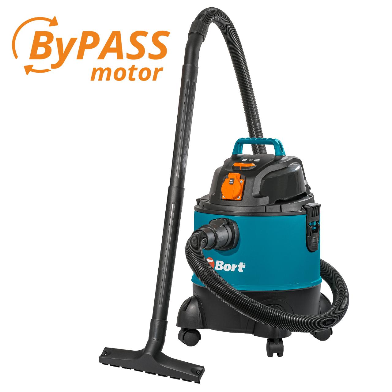 

Пылесос для сухой и влажной уборки Bort Bss-1220-pro 34,3 x 34,7 x 46