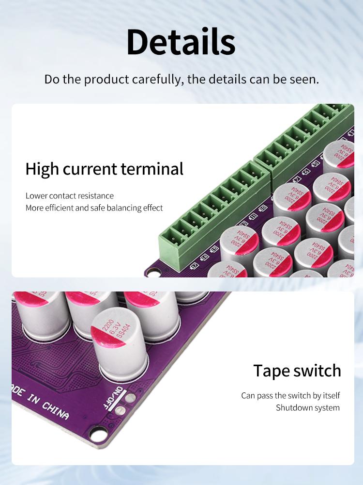 3S 4S 6S 8S 17S 6A lithium battery active balance plate ternary lithium polymer lithium iron phosphate lithium titanate