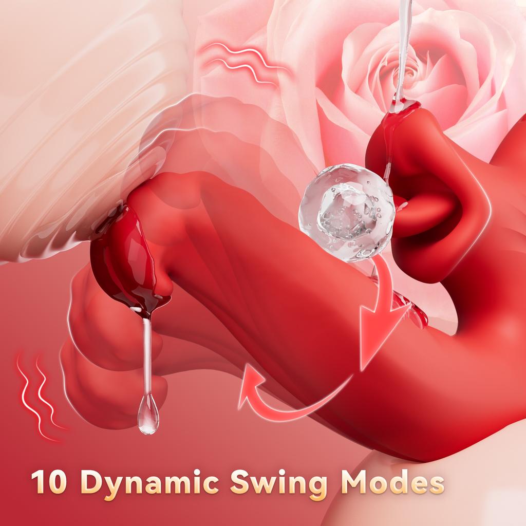 Tongue Vibrator For Women Dildo Vibrators With 10 Swaying & 10 Licking Modes G Spot Clit Stimulator Sex Toys For Couples