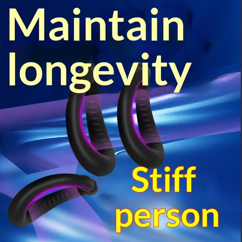 1/3Pcs 34Mm/40Mm/46Mm Penis Ring Penis Trainer Delayed Ejaculation High Elasticity Durable Erection Ring Sex Toys For Men
