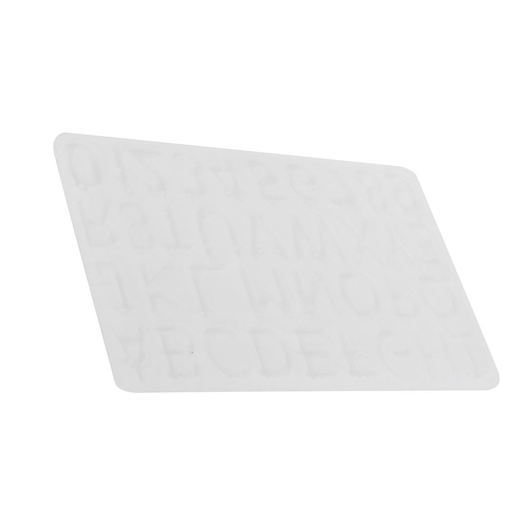 DIY Casting Mold English Alphabet Number Cookies Molds Cake Jewelry Keychain Decoration